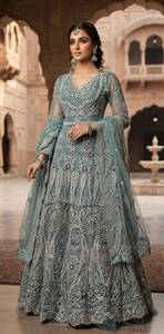 Tenue de mariée de luxe : Lehenga Choli évasé, robe longue la plus vendue, idéale pour les occasions spéciales et les mariages – Nouvelle collection femme 2026 - Product Image 5