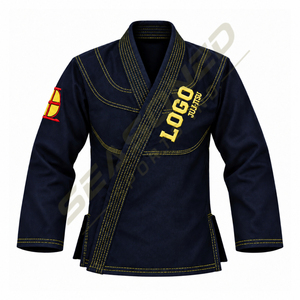 Uniforme de Jiu Jitsu Brasileño BJJ Gi, Ligero, 325 GSM, Tela de Algodón y Poliéster Preencogida, Costuras Reforzadas, Suministro al por Mayor - Product Image 2