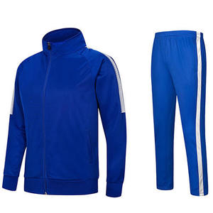Wholesale Custom Team Tracksuit Set Polyester <b>Track</b> <b>Jacket</b> Jogger Pants Running Gym Sportswear OEM Private Label - Product Image 1