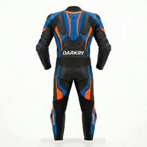 Traje de Cuero Personalizado para Motociclismo Unisex, Proveedor Mayorista OEM ODM, Equipo de Protección para Días de Pista, Botas y Guantes para Motociclistas - Product Image 2