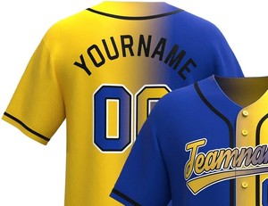 Jersey de Béisbol Personalizado con Logotipo Impreso en 3D, Bajo MOQ, para Jóvenes, Cómodo, con Nombre del Equipo y Estampado Sublimado - Product Image 6