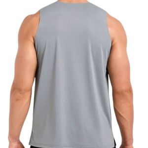 <b>Mens</b> Gray Sleeveless Tank Top <b>Gym</b> Workout Shirt Athletic Fitness Training Sportswear Running Casual Activewear Fitness <b>Vest</b> - Product Image 6