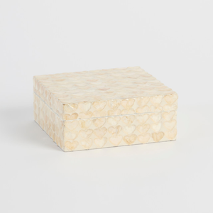 Eye-catching Mother of Pearl Decorative Storage <b>Gift</b> Box Home Decor Box Storage <b>Boxes</b> Bins Handcrafted by Vietnamese - Product Image 1