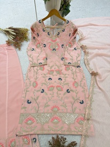 Nuevo y exclusivo salwar kameez de diseñador para fiestas, estilo indio y pakistaní, disponible en Samp Corporation. - Product Image 4