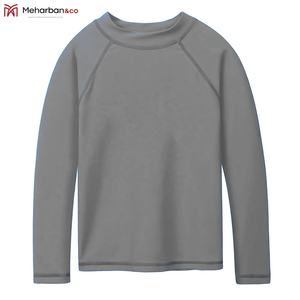 Protège-éruptions cutanées multicolores solides à manches longues pour hommes, nouveau, personnalisé, col ras du cou, Logo et conception, MMA, protection contre l'éruption cutanée, 2023 - Product Image 2