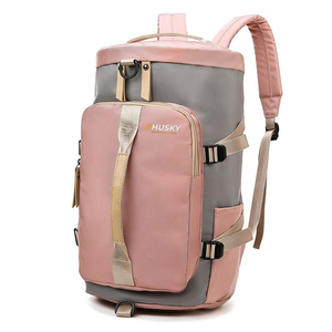 HUSKY SPORTSWEAR High Quality Polyester Convertible <b>Backpack</b> Duffel Zipper Hasp Camouflage USB Charging Comfortable Fit - Product Image 4