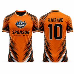 Modern <b>Soccer</b> Club Jersey Lightweight Polyester Fabric Digital Printing Lightweight Match Performance Wholesale Teamwear - Product Image 1
