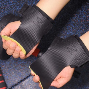 Protège-mains en cuir respirant de haute qualité pour la musculation et la gymnastique, personnalisable - Product Image 6