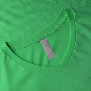 Nouveaux T-shirts décontractés pour hommes en coton et fibre de bambou, coupe ajustée, col en V, couleur unie, grande taille, respirants, mode été - Product Image 2