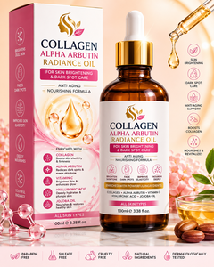 Aceite de Colágeno y Alfa Arbutina para Aclarar la Piel y el Cuidado de Manchas Oscuras, Fórmula Nutritiva Antienvejecimiento - Product Image 2