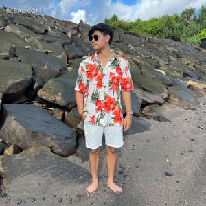 Nouveau design Robe et chemise d'été en rayonne pour couple Belles couleurs Vêtements pour couple de haute qualité - Product Image 2