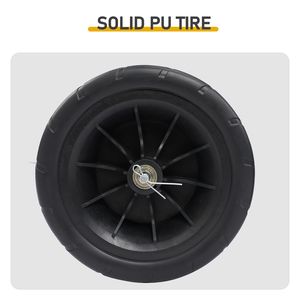 Carrello a quattro ruote in ferro verde scuro per tubi e avvolgitubo da giardino (Codice 04822659) - Product Image 3