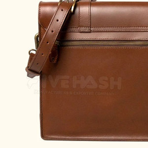 Modern Leather Laptop Bag Durable And Lightweight Design Ideal For Professionals Office Use And Travel Carry Needs - Product Image 6