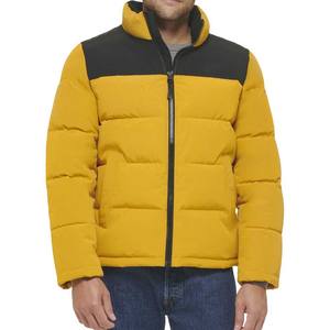 Veste matelassée unisexe sur mesure à col montant et fermeture éclair intégrale, grande taille, en polyester/nylon de haute qualité - Product Image 4