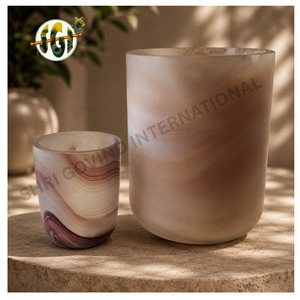 Pot en verre décoratif pour fleurs, plantes et succulentes - Product Image 6