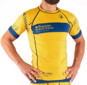 Vente en gros de rashguards personnalisés pour BJJ, Jiu Jitsu, MMA, grappling, chemises de compression imprimées par sublimation, sans Gi, anti-UV UPF50+, séchage rapide - Product Image 3
