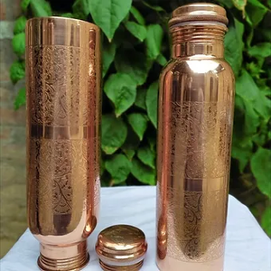 Indian 100% Certified Copper Water <b>Bottle</b> for Home and Office Available in Different Styles With Premium Packaging - Product Image 4