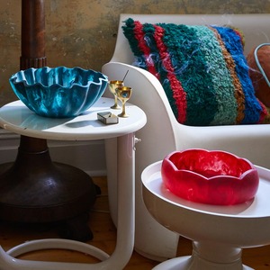 Bol à fruits décoratif de luxe en résine, design moderne, fait main, écologique, compatible lave-vaisselle et congélateur, pour restaurants et halls d'hôtels - Product Image 4