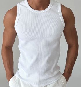 Camiseta Deportiva Personalizada al por Mayor para Hombre, Estilo Stringer, de Algodón/Fibra de Bambú, de Secado Rápido, Diseñada para Gimnasio, Deportes y Uso Casual - Product Image 1