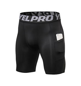Pantalones Cortos de Compresión para Gimnasio y Fitness de Verano, con Logotipo Personalizado, Cintura Alta, para Correr, Servicio OEM, Pantalones Cortos de Compresión para Hombre - Product Image 2