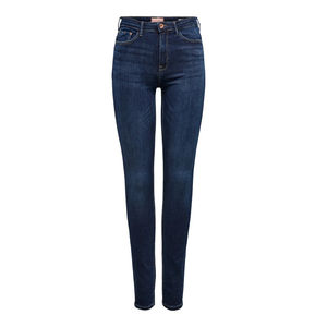 Jeans ajustados de mezclilla de cintura alta para mujer, transpirables, estilo sexy, los más vendidos, con bolsillos, de marca, oscuros, estilo boyfriend, al por mayor. - Product Image 2