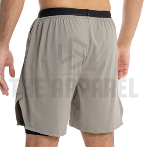 Custom Logo Men's Casual Modest Awrah Athletic Shorts Oxford Fabric Quick Dry <b>Mid</b>-Knee Pants Manufacturer Wholesale - Product Image 2