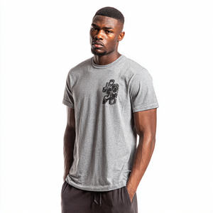T-shirts de boxe personnalisés avec logo imprimé pour hommes, fabricant en gros, t-shirts de fitness pour hommes, MMA - Product Image 4