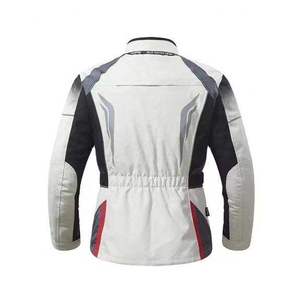 เสื้อแจ็คเก็ตมอเตอร์ไซค์ผู้ชายสีเขียวนีออนดำ ตัดต่อสี แขนยาว กันลม ใส่ได้ทุกฤดู สำหรับขี่รถแข่ง เสื้อแข่งรถ - Product Image 2
