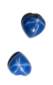 Zafiro Azul Estrella de 8x8 mm, 2.5 Quilates, Creado en Laboratorio, Cabujón Pulido con Efecto de Estrella de 6 Puntas para Joyería - Product Image 5