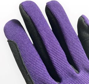 Gants d'équitation d'hiver durables pour chevaux, en cuir, avec protection intégrale des doigts, paume rembourrée absorbant les chocs, longs - Product Image 2