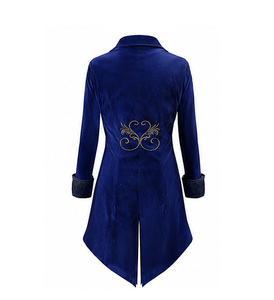 Veste de costume steampunk, veste médiévale, veste victorienne, veste de pirate, veste de prince, veste gothique, veste de cosplay fantastique, OEM 100% polyester - Product Image 2