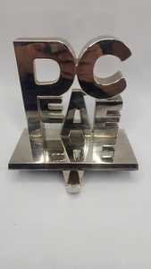 Ensemble de supports élégants en métal pour chaussettes de Noël, pour cheminée, décoration de fêtes, chaussettes en feutre - Product Image 5