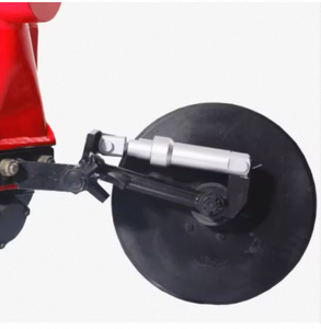 Ashok <b>Metal</b> Red Agriculture Mounted <b>Disc</b> Plough Farm Machine with Engine Mild Steel Construction High Productivity 450kg - Product Image 1