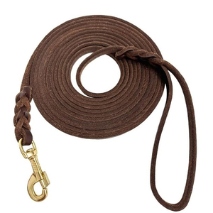 Laisse pour chien de dernière génération en cuir véritable, en vente, emballage personnalisé, pour chiens de taille moyenne et grande, laisse en cuir véritable. - Product Image 3