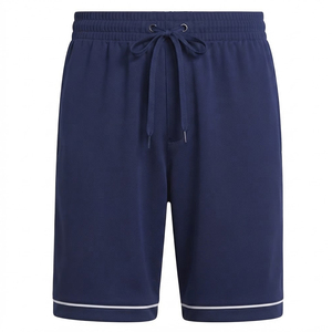 Shorts pour hommes sur mesure de style nouveau, 100% coton, décontractés, couleur unie, matière à séchage rapide - Product Image 1