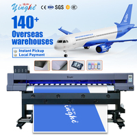 Impresora Digital de Gran Formato YINGHE New Outlook 1.9 m 1900F con Tinta ECO-solvente, Impresora Digital de Rollo a Rollo para Pancartas Flexibles