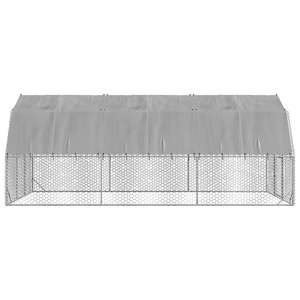 Corral para Pollos, Jaulas Grandes para Animales, Acero Galvanizado con Polietileno, Duradero y Atractivo - Product Image 4