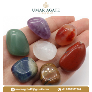 หินแจสเปอร์สีน้ำตาลขัดเงา หินธรรมชาติ อัญมณี คริสตัลบำบัด ชุดสำหรับจักระ ความรัก ตกแต่งบ้าน - Product Image 4