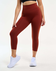 Wholesale Custom OEM Women's Yoga 2 Piece Set Full Length <b>Leggings</b> Drawstring Waistband <b>Pocket</b> Soft Reversible Plus Size - Product Image 4