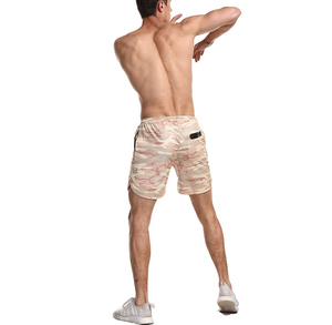 Vêtements de sport haut de gamme pour la salle de sport, vêtements de sport personnalisés avec logo, shorts de sport 2 en 1 pour hommes, shorts de fitness extensibles avec poches zippées - Product Image 5