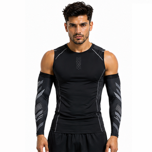 Manchons de compression respirants pour hommes, personnalisables, pour le sport, le fitness, le cyclisme, la course à pied, l'entraînement, le soutien et la protection athlétique - Product Image 3