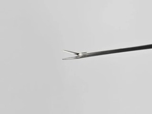 Micro-pince à oreilles à mâchoires dentelées droites 1,6x7,0mm 5-3/8" Instrument microchirurgical ORL Otologie par Vaslcare - Product Image 2