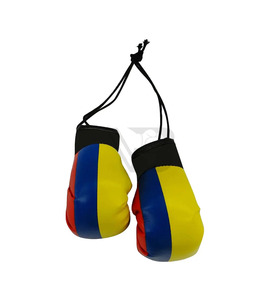 Factory Price Custom Mini <b>Boxing</b> Gloves Keychain Stainless Steel PU Leather Bear Pattern Breathable Lightweight Personalized - Product Image 6