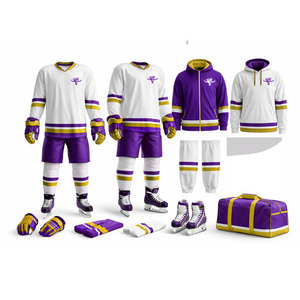 Tenues de hockey sur glace fabriquées au Pakistan, ensembles de tenues de hockey sur glace au design populaire, vêtements de sport, ensembles de tenues de hockey sur glace - Product Image 1