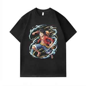 <span class=keywords><strong>T</strong></span>-Shirt con Grafiche <span class=keywords><strong>Anime</strong></span> Personalizzate di Alta Qualità, 100% Cotone - Product Image 1