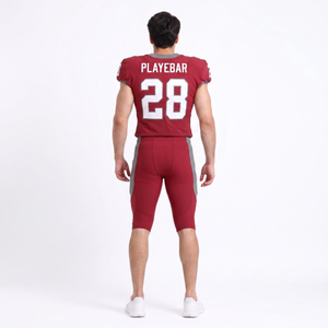 Uniforme de Fútbol Americano Vanguardista Personalizado, Jersey de Malla de 175 g/m² y Pantalones Acolchados - Product Image 2