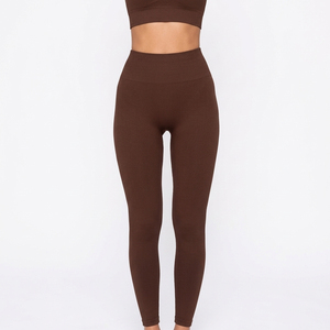 Leggings de compression haute pour femmes Apex, taille haute, en Spandex/Nylon personnalisé, pour la gym, le yoga et le fitness en hiver - Product Image 2