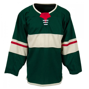 Jersey de Hockey para Hombre, Negro, Rojo y Blanco, 2026, Impresión por Transferencia de Calor, Alta Calidad, Juegos de Invierno, Talla Grande, Transpirable, Superventas - Product Image 5