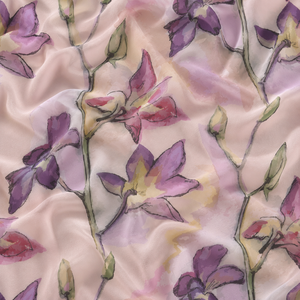 Tela de Chifón Floral de 54/55 Pulgadas de Ancho, Ligera y Transparente, para Disfraces, Bufandas, Chales y Textiles para el Hogar - Product Image 4