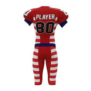 Uniformes de Fútbol Americano Unisex de Alta Calidad, Personalizados con Logotipo, Sublimados, Cortos, Transpirables, para Número de Equipo, en Poliéster - Product Image 3
